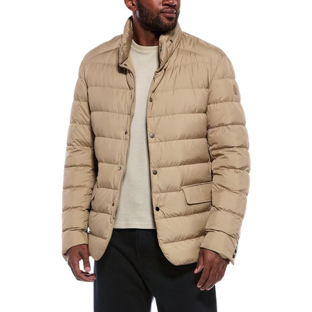 Moncler Mens Down Puffer Jacket, Beige